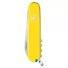 Складаний кишеньковий ніж 84мм Victorinox WAITER 9 функцій, 1 шар, жовтий (0.3303.8)
