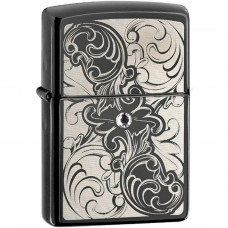 Зажигалка Zippo 28324 GUNSTOCK FILIGREE EBONY