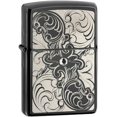 Зажигалка Zippo 28324 GUNSTOCK FILIGREE EBONY