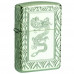 Запальничка Zippo Armor HP Green Elegant Dragon