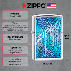 Запальничка Zippo 29097 Fusion Liquid Logo