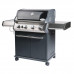 Газовый гриль SANTOS S-401 Black, с боковой горелкой, черный 900259 Код: 010954