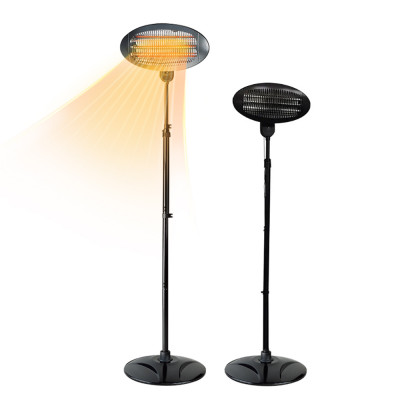 Электрический инфракрасный обогреватель GRILLI 2000w, черный Код: 009539
