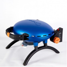 Портативный переносной газовый гриль O-GRILL 500, синий + шланг в подарок! Код: 008286