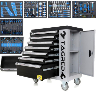 Візок для майстерні з інструментами TAGRED TA212, 215 ел