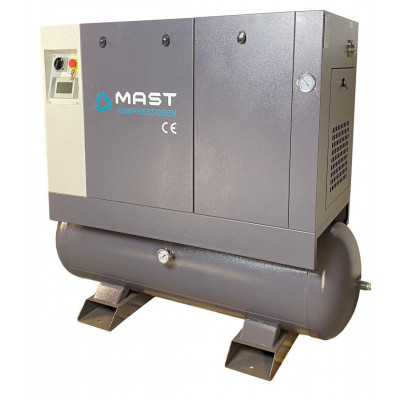 Гвинтовий компресор Mast LZN-10 COMBO inverter (Осушувач + ресивер 300 л)