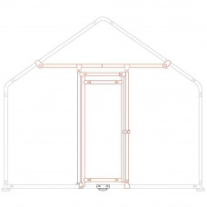 Комплект дверей до вольєру для домашніх птахів Zipper ZI-CR-TK