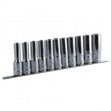 Довгі головки 1/2" 78 мм, комплект 11шт BOXO Довгі головки 1/2" 78 мм, комплект 11шт BOXO