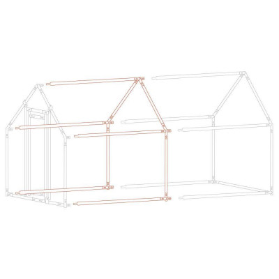 Додаткова секція до вольєра для птахів MAST Gartentechnik MT-C2