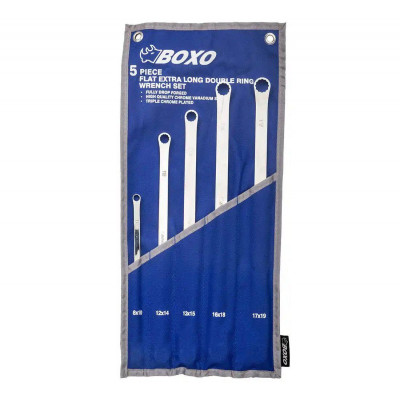 Набір накидних ключів з хромованої сталі BOXO 5 шт