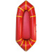 Надувной пакрафт Ладья ЛП-245 Каяк Базовый красный с желтым