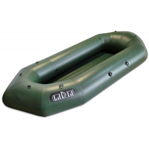 Надувной пакрафт Ладья ЛП-245 Каяк Базовый зеленый