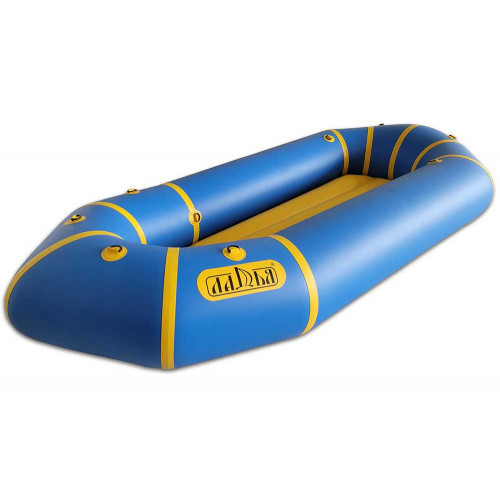 Надувной пакрафт Ладья ЛП-245 Каяк Комфорт желтый с синим