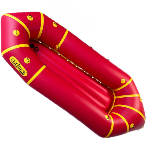 Рафтинговый пакрафт Ладья ЛП-245 Комфорт красный с желтым