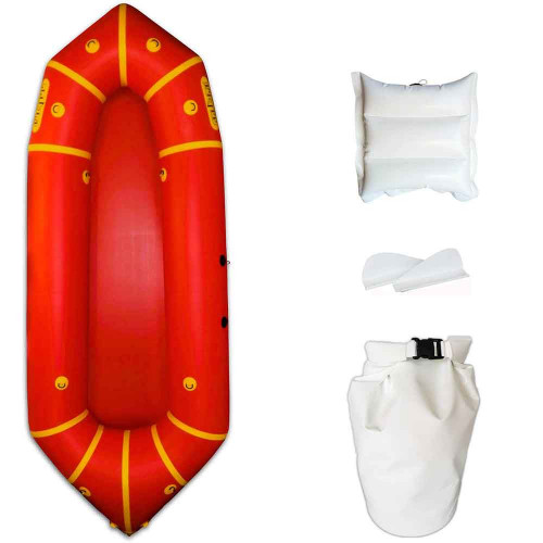 Надувной пакрафт Ладья ЛП-270 Каяк Комфорт красный