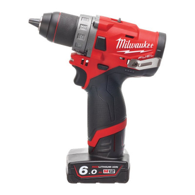 Дриль-шурупокрут акумуляторний MILWAUKEE, M12 FDD-602X, 44Нм (+ заряд.пристрій, 2 акум.Х 6Аг, HDкейс