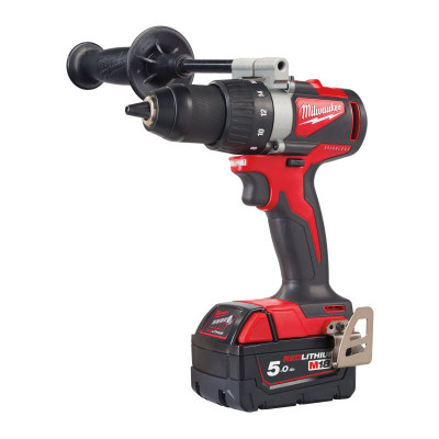 Дриль-шурупокрут акумуляторний MILWAUKEE, M18 BLDD2-502X, 82Нм (+ заряд.прис., 2акум. Х5Аг, HD кейс)