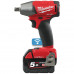 Гайкокрут акумуляторний 1/2 MILWAUKEE, M18 ONEIWF12-502X, 300Нм (+ заряд.пристрій, 2 акум.Х 5Аг, HD