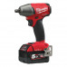 Гайкокрут акумуляторний 1/2 MILWAUKEE, M18 ONEIWF12-502X, 300Нм (+ заряд.пристрій, 2 акум.Х 5Аг, HD