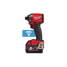 Гвинтокрут акумуляторний 1/4 HEX MILWAUKEE, M18 ONEID2-502X, 226Нм (+ заряд.пр.,2 акум.Х5Аг,HDкейс)