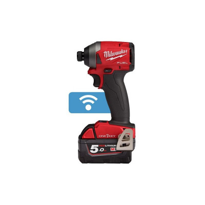 Гвинтокрут акумуляторний 1/4 HEX MILWAUKEE, M18 ONEID2-502X, 226Нм (+ заряд.пр.,2 акум.Х5Аг,HDкейс)