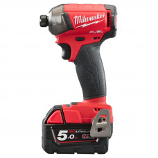 Гвинтокрут акумуляторний 1/4 HEX MILWAUKEE, M18 FQID-502X, 50Нм (+ заряд.пристрій, 2 акум.Х 5Аг, ке