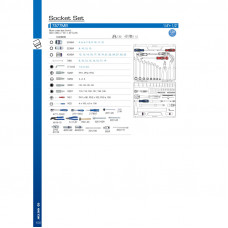 Набір інструментів 77 одиниць 1/4-
