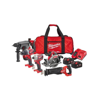 Набор инструментов Milwaukee M18 PP5B-502B BRUSHLESS POWER PACK IN2