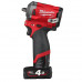 Гайкокрут акумуляторний 3/8" MILWAUKEE, M12 FIW38-0, 339 Нм