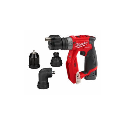 Дриль-шурупокрут акумуляторний MILWAUKEE, M12 FDDXKIT-202X, 34 Нм (+ зар.пр., 2 акум. Х2Аг, 4 насад.