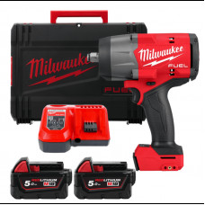 Гайкокрут акумуляторний 1/2 MILWAUKEE, M18 FHIW2F12-502X, 2034Нм, (+ заряд.пристрій, 2 акум., HD ке