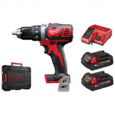 Аккумуляторная компактная дрель-шуруповерт 18В 50Нм Milwaukee M18 BDD-202X 4933446195