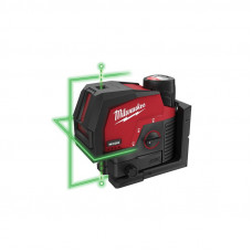 Лінійно-точковий лазерний нівелір Milwaukee M12 3PL-0C 4933478100 із зеленим променем