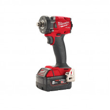 Гайкокрут акумуляторний 1/2 MILWAUKEE, M18 FIW2F12-502X, 339Нм (+зар.пристрій, 2акум.Х 5Аг,HD кейс)