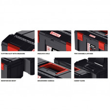 ящики для інструментів QBRICK REGULAR R-BOX SET: 19+16+13 (495 x 294 x 280) мм