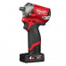 Гайкокрут акумуляторний 1/2 MILWAUKEE, M12 FIWF12-422X, 339 Нм, (+2 акумулятори, зарядний пристрій,