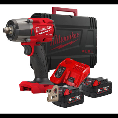 Гайковерт імпульсний компактний 1/2" (881 Нм) з фрикційним кільцем MILWAUKEE M18 FMTIW2F12-502X