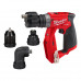 Дриль-шурупокрут акумуляторний MILWAUKEE, M12 FDDXKIT-202X, 34 Нм (+ зар.пр., 2 акум. Х2Аг, 4 насад.