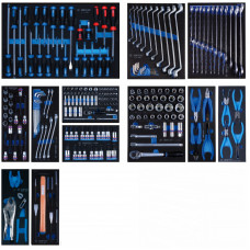 Набір інструментів для візка 235 одиниць в ложементах