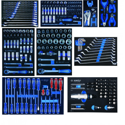 Набір інструментів для візка 259 одиниць в ложементах