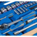 Набір інструментів 128 одиниць 1/4"+1/2" в пластиковому кейсі