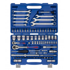 Набір інструментів 83 одиниць 1/4"+1/2" в пластиковому кейсі
