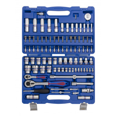 Універсальний набір 96 одиниць 1/4"-1/2" в пластиковому кейсі