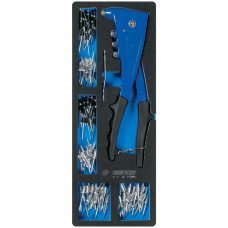 Набір пістолет заклепочний 121 одиниць в ложементі