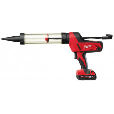 Пістолет для герметиків MILWAUKEE C18 PCG/400T-201B 400 мл 4933441812 (+ заряд.пристрій, 1 акум., пластик. туба, в сумці для інс