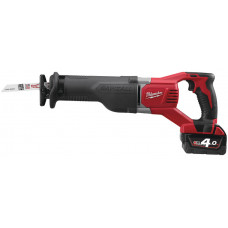 Пила шабельна акумуляторна MILWAUKEE, M18 BSX-402C (зарядний пристрій М12-18 С, 2 акумулятори М18 В4 4Аг, полотно, кейс)