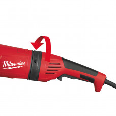 Шлифмашина угловая MILWAUKEE, AGVM 26-230 GEX DMS, 2600Вт, діаметр 30мм (захисний кожух, антивібраційна рукоять, опорна та прити