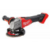 Шліфмашина кутова акумуляторна MILWAUKEE, M18 FSAG125X-0, діаметр 125мм (+захисний кожух, затискна гайка, ключ, опорна гайка, ан