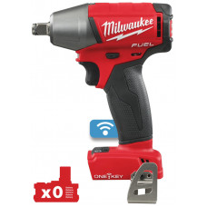 Гайковерт акумуляторний 1/2'' MILWAUKEE M18 ONEIWF12-0, 300Нм, з кільцем (каркас)