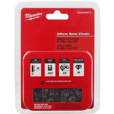 Ланцюг MILWAUKEE для ланцюговоЇ пили, 3/8"x406x1,1